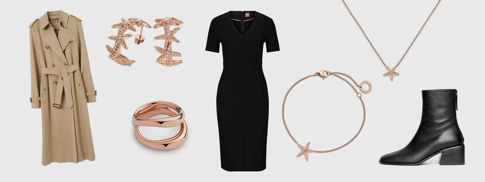 Bijoux d'été portés en automne. Trois propositions pour trois occasions