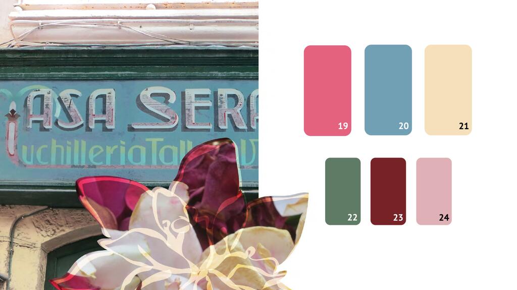 Les années 1950 ont servi d'inspiration à «Broken Glamour». Nora Kühner Summer 2027 Couleurs Glamour cassé