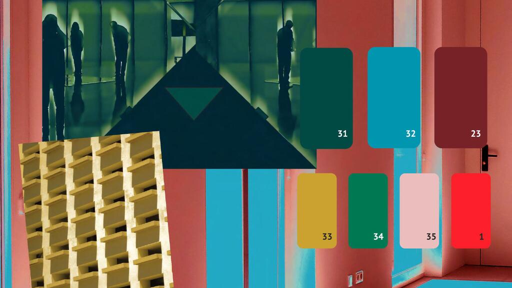 La série télévisée «Severance» a inspiré l'ambiance de «Renewed Vigor». Nora Kühner Summer 2027 Couleurs renouvelées Vigor