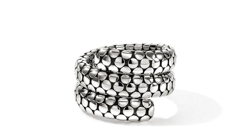 JOHN HARDY Dot Silver Double Coil Ring