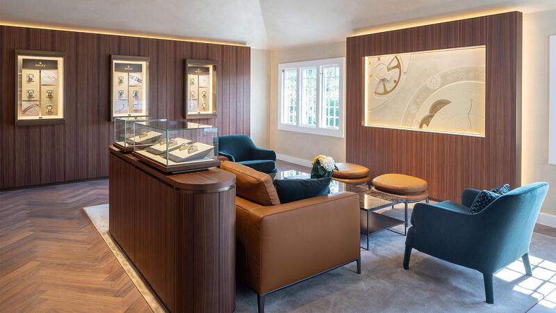 Intérieur de la boutique Rolex East Hampton