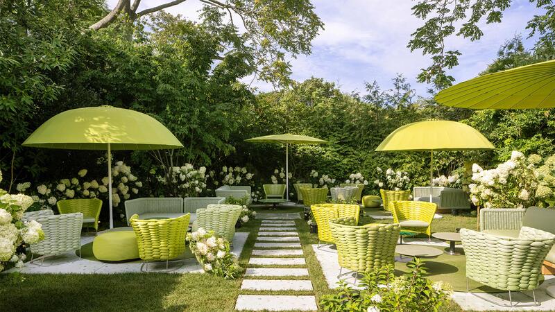 Jardin de la boutique Rolex East Hampton