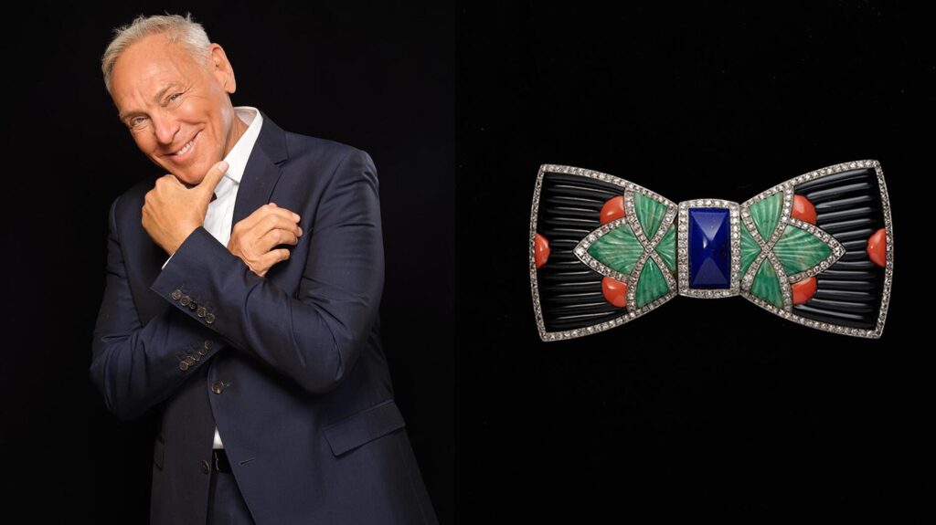 Neil Lane and Boucheron bow tie brooch