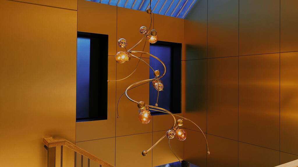 Lustre en diamant à facettes de lumière phare Grown Brilliance NYC