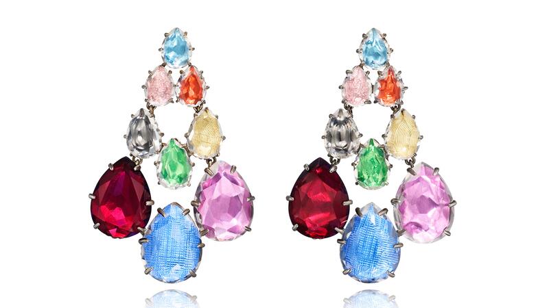 Larkspur & Hawk - Boucles d'oreilles chandelier The Palette