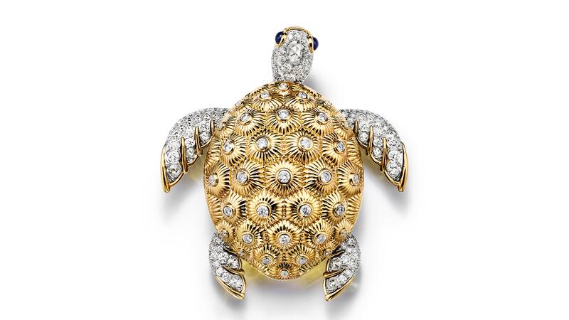 Fin du diaporama de la broche tortue de mer Tiffany & Co.