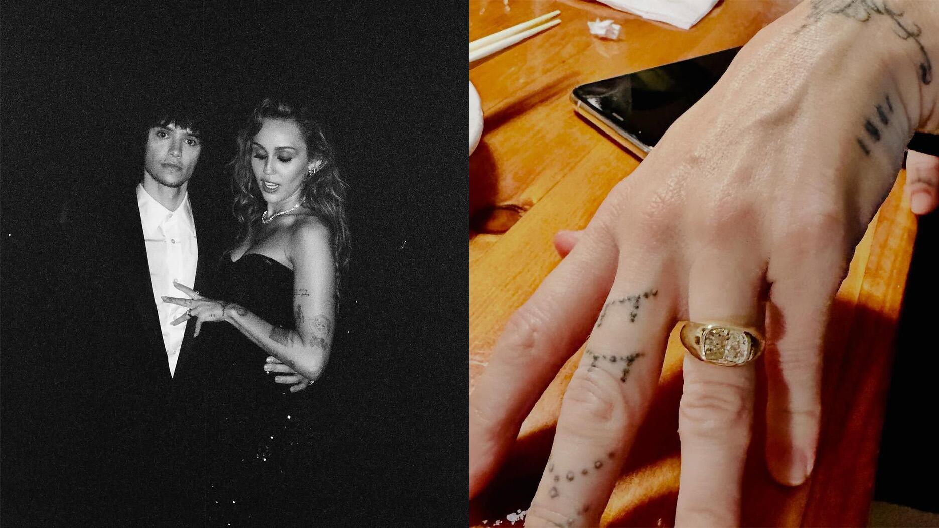 Miley Cyrus lance une bague de fiançailles audacieuse