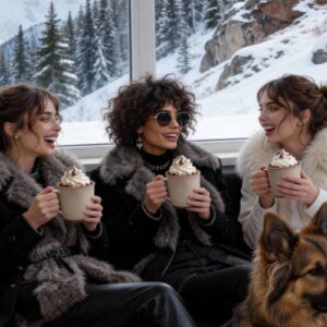 Élégant sur et hors des pistes. Des bijoux qui correspondent aux styles d'hiver