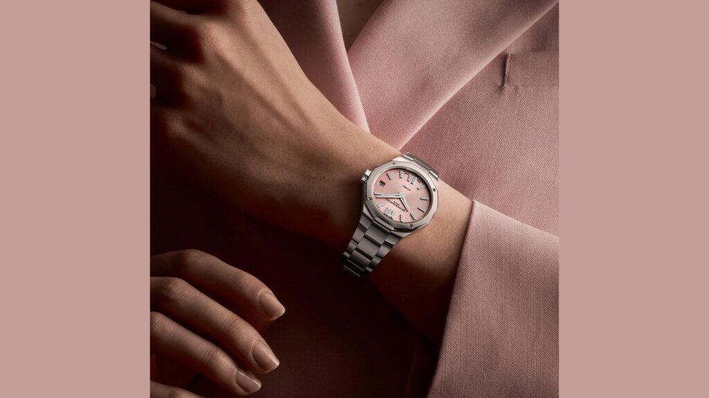 Baume & Mercier Riviera 10812 pink watch