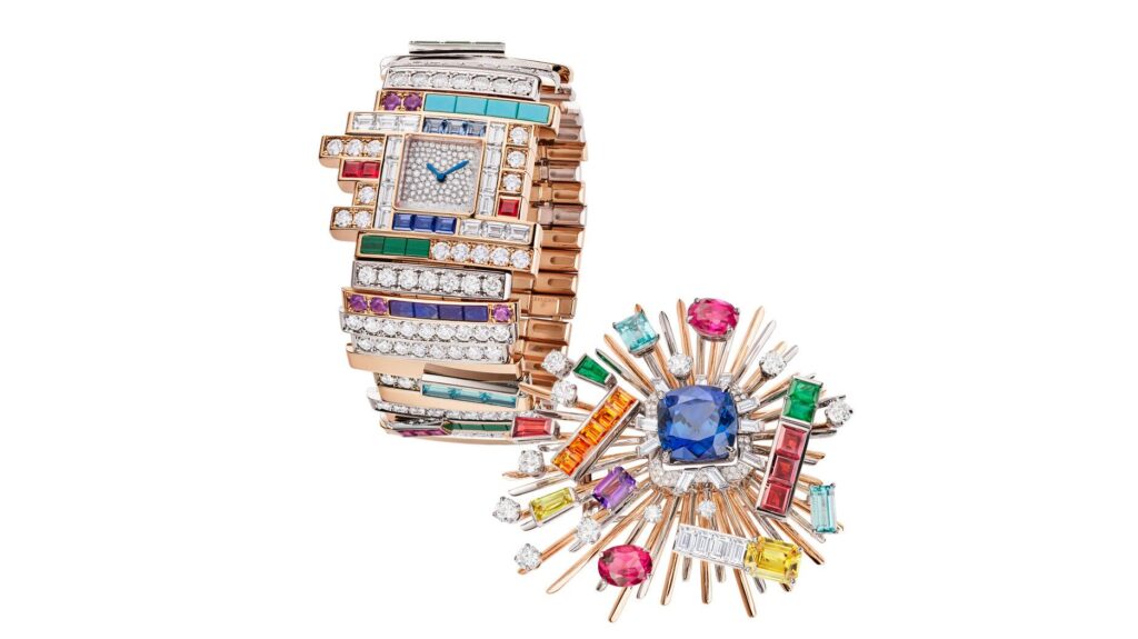 Bulgari Gioco di Forme e Colori watch and brooch