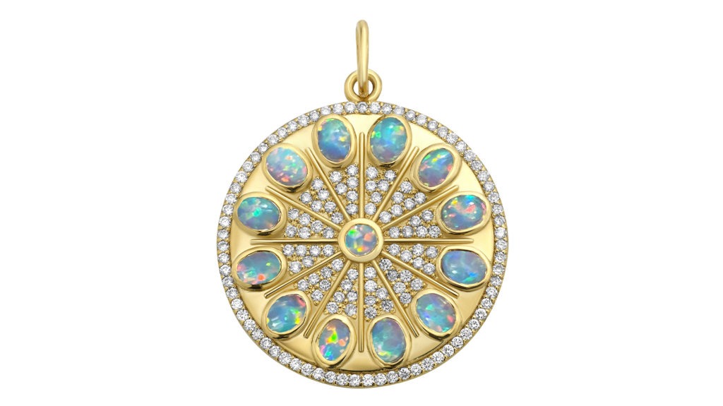 Lionheart Serenity Opal Amulet Charm