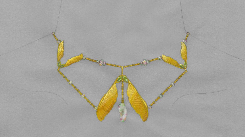 Catherine (Cathy) Aulick’s GIA Gianmaria Buccellati Foundation Award Winning Necklace Design