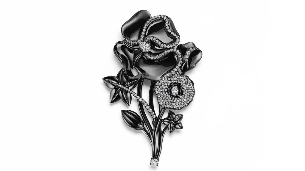 Broche fleur Almasika Invictus