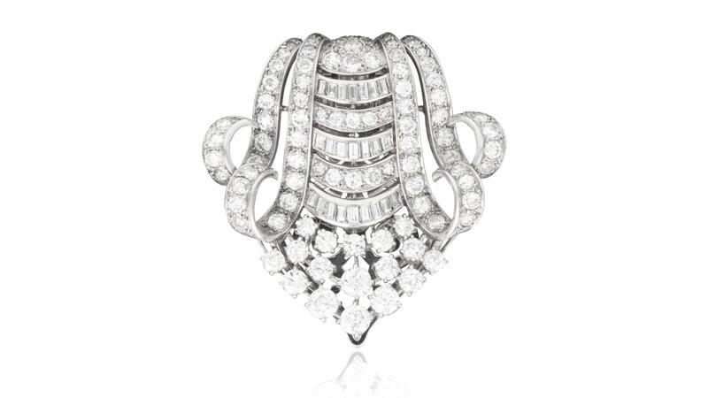 Broche clip diamant Boucheron