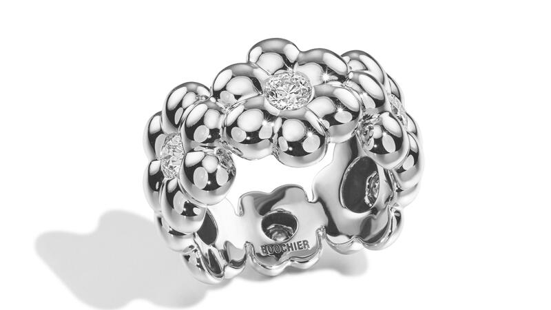 Boochier - Bague bouffante à fleurs géantes