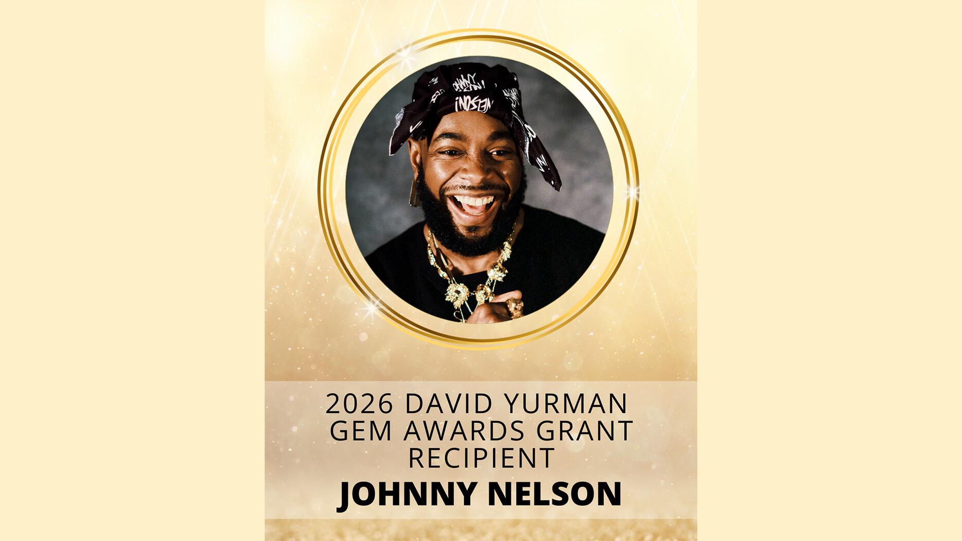Johnny Nelson remporte la bourse David Yurman Gem Awards