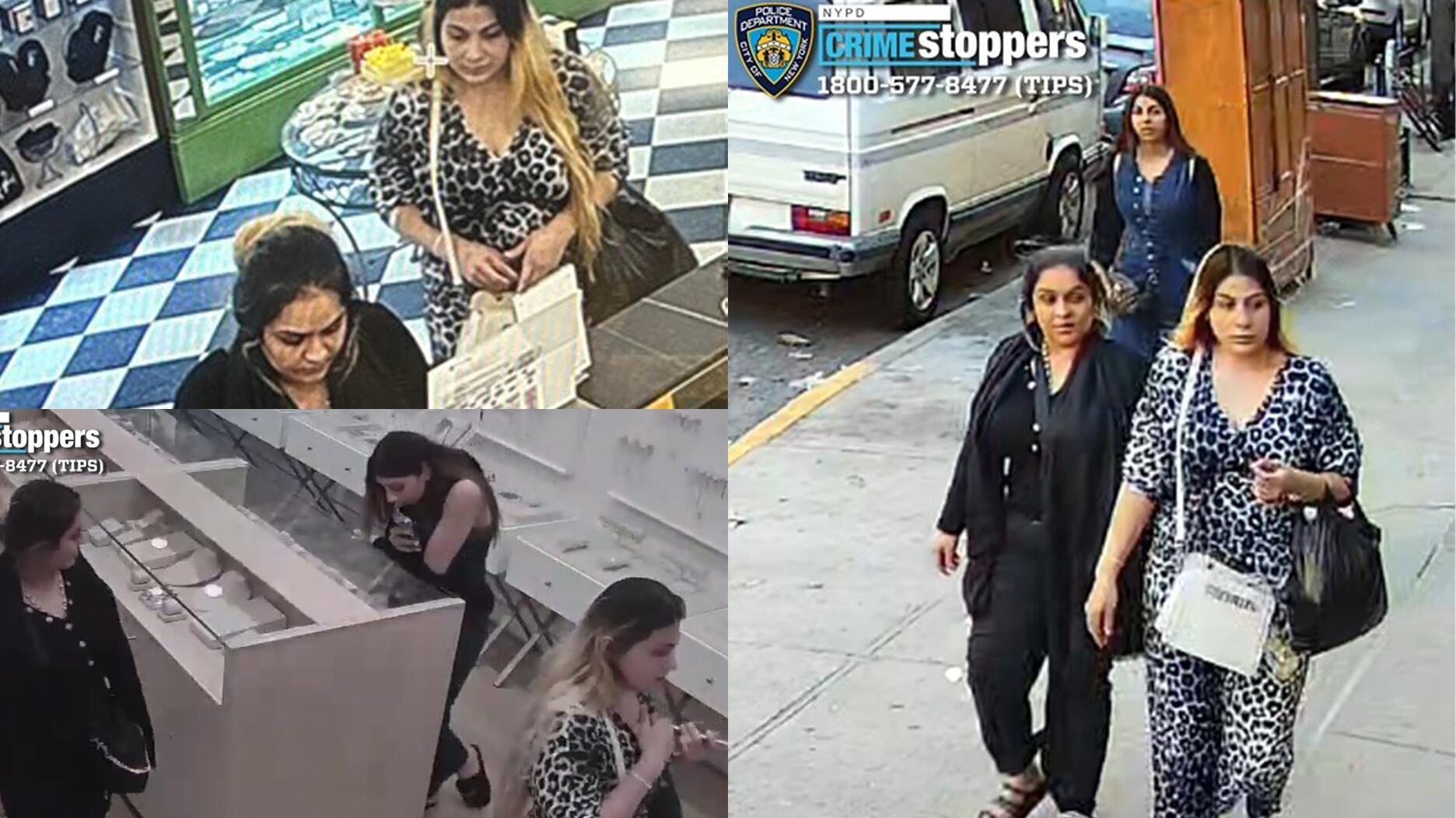 Le NYPD recherche 3 suspects de vol dans une bijouterie