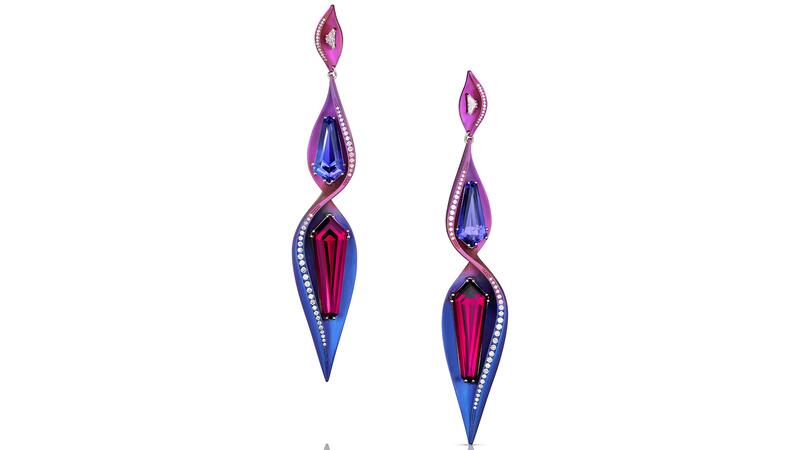 Boucles d'oreilles Garden Zenzero d'Adam Neeley Dalí