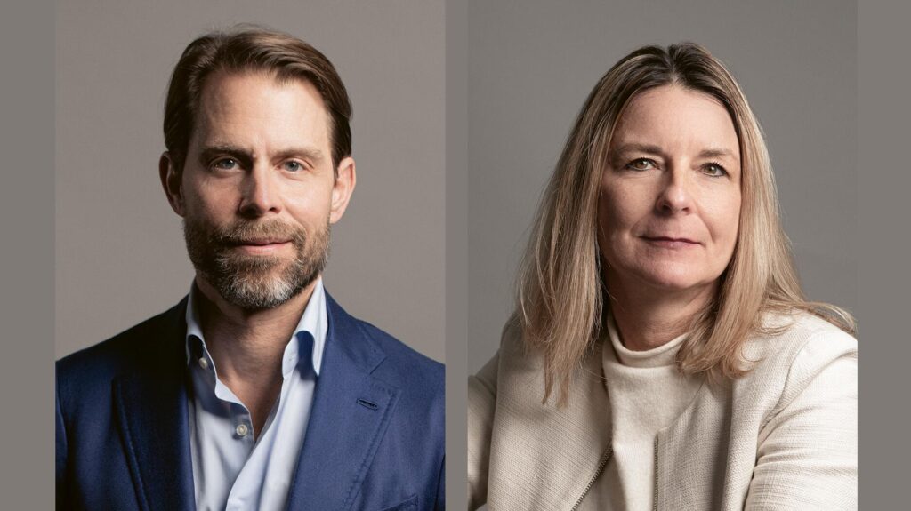 Oris CEO Rolf Studer and Oris CFO Claudine Gertiser