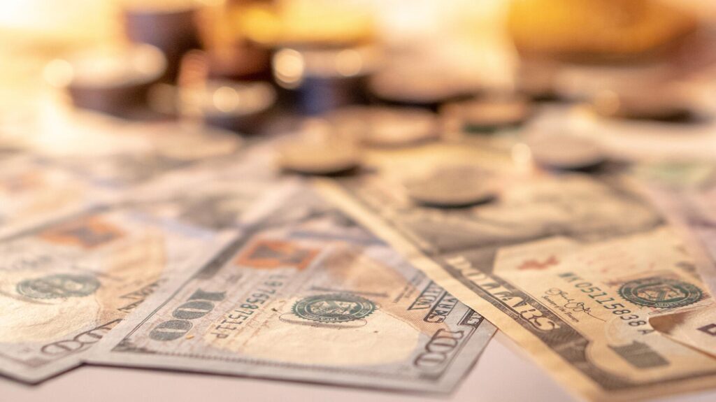 Stock image of money
