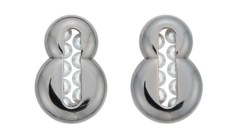Une paire de boucles d'oreilles Melanie Georgacopoulos Boucles d'oreilles Eclipse Gap