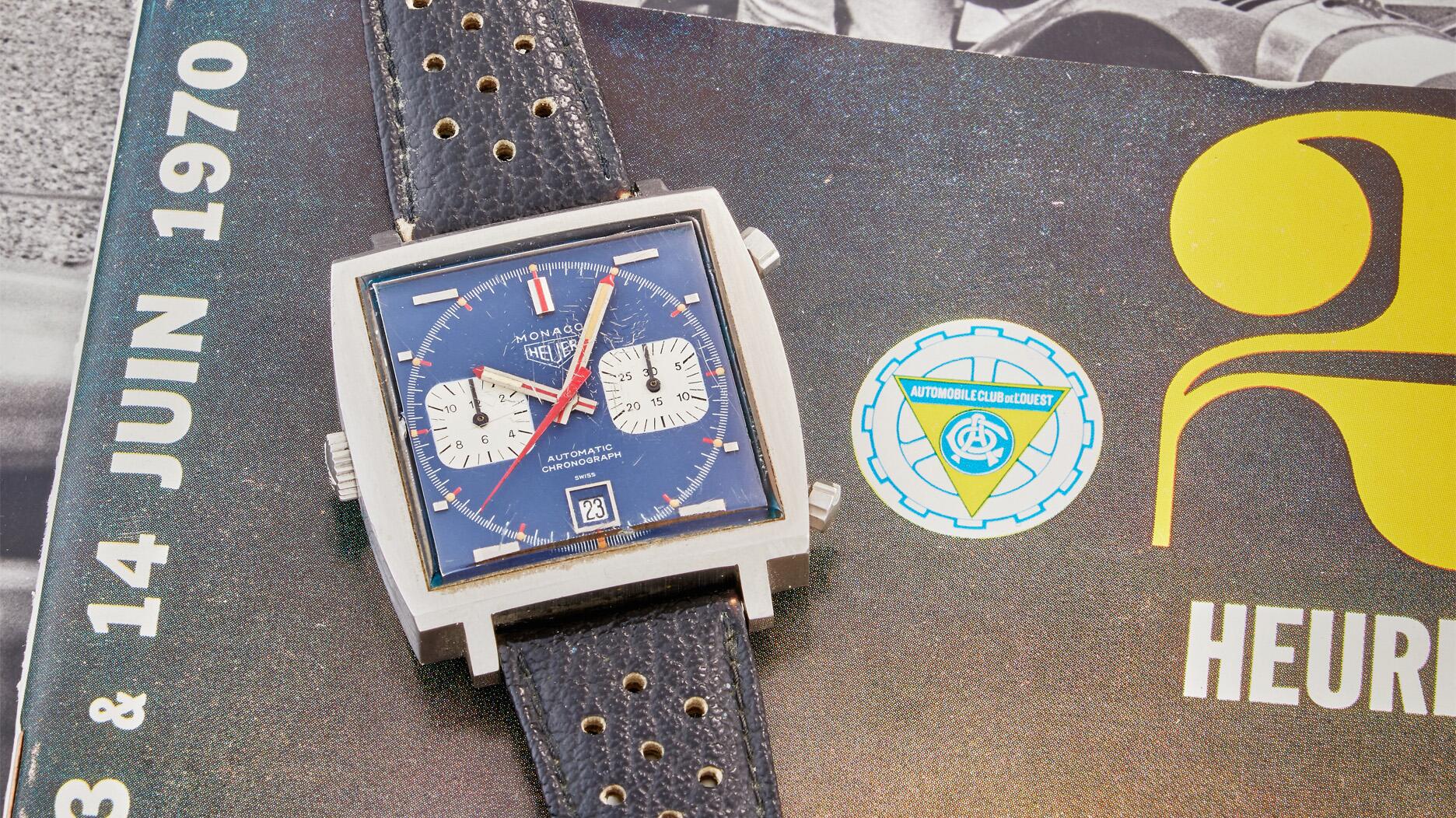 La montre Heuer Monaco de Steve McQueen arrive chez Sotheby's
