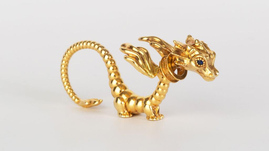 Bague trois doigts Atelier Mythique La Dragonne