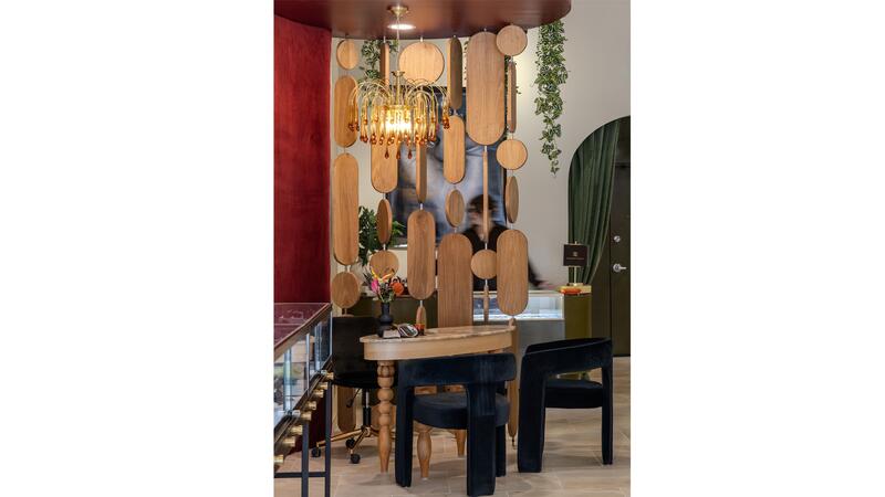 Adornment + Theory paravents en noyer
