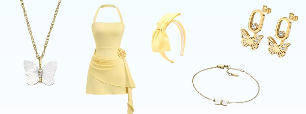 bijoux pour une robe pastel