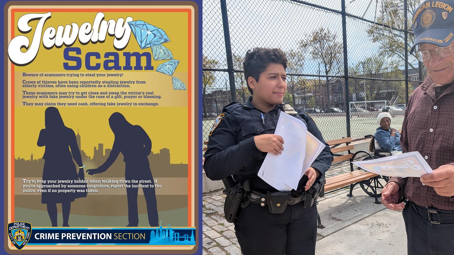 Le NYPD met en garde contre les escroqueries liées aux échanges de bijoux ciblant les personnes âgées