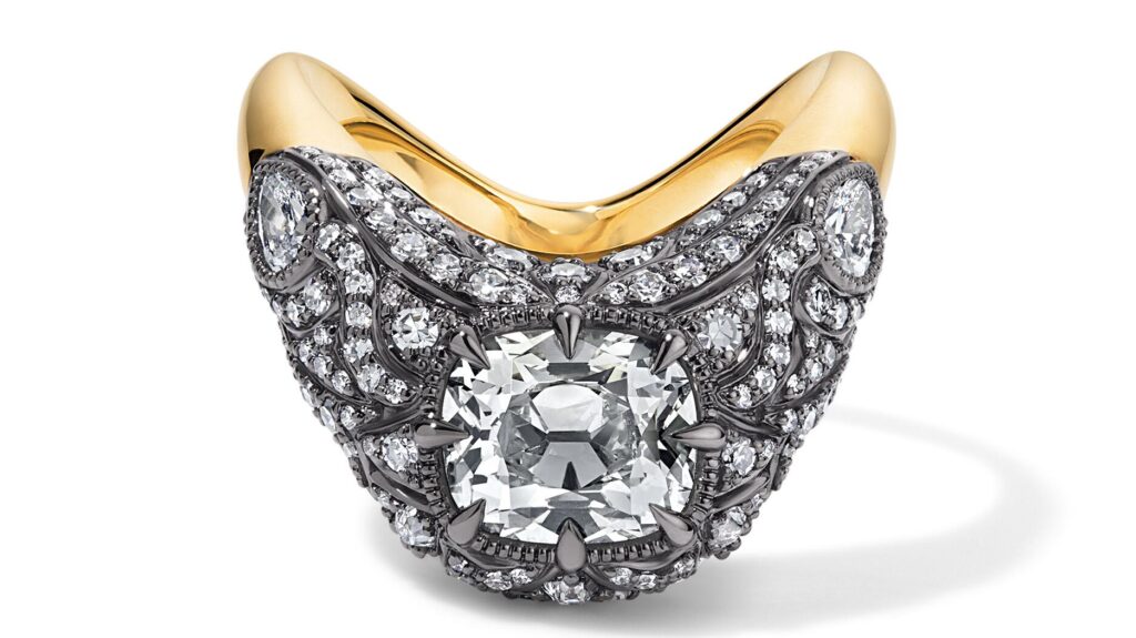 Zahn-Z Big Zaha Art Deco Ring