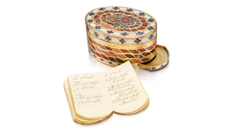 Maurice Tempelsman Christian Gottlieb Stiehl Steinkabinett coffret livret