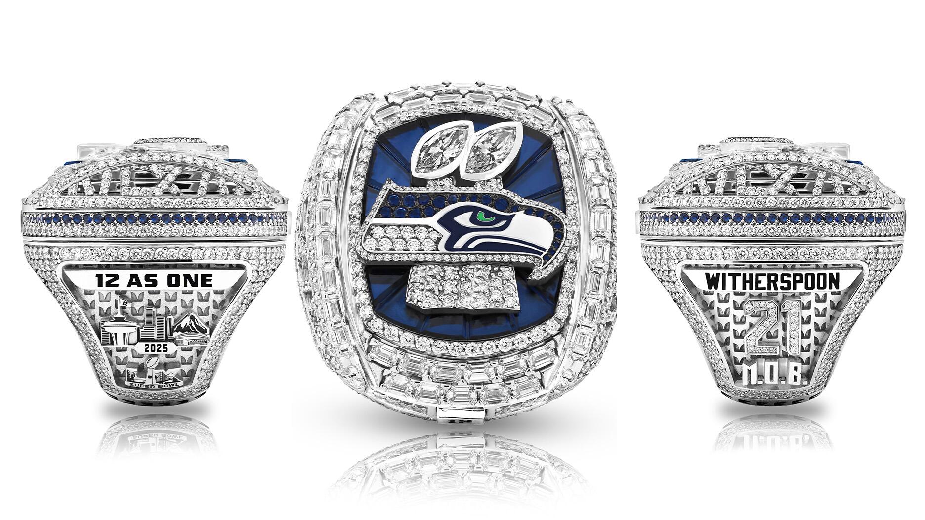 La bague du Super Bowl des Seahawks allie design significatif et savoir-faire technique