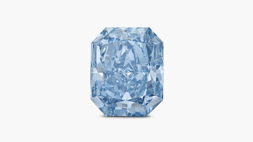 Diamant bleu intense de 10 carats