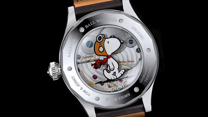 Ingénieur Master II Snoopy Flying Ace Ball montre arrière