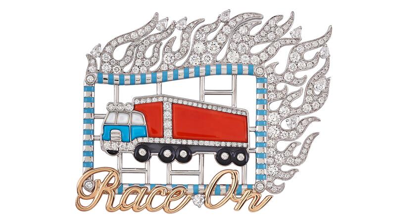 Francesca Villa Course Sur Broche