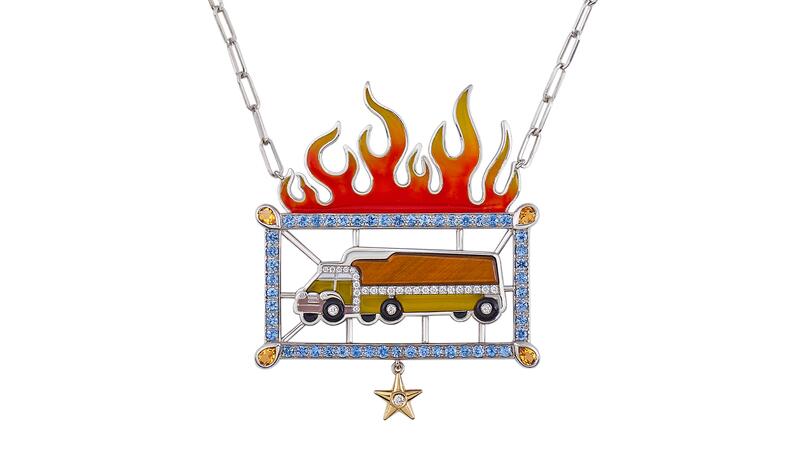 Collier flamboyant Francesca Villa Trail