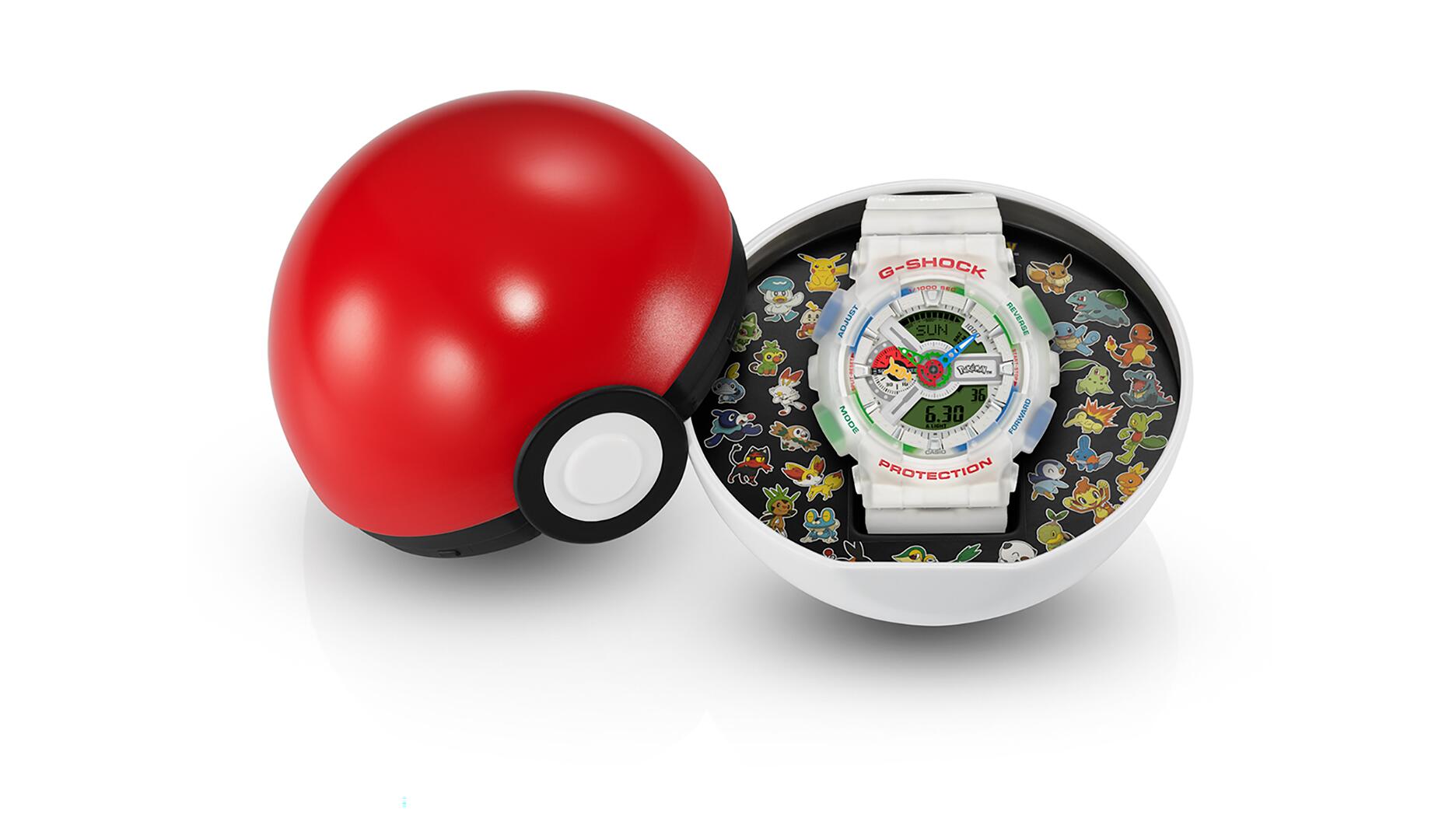 Les fans de Pokémon voudront attraper cette nouvelle montre G-Shock