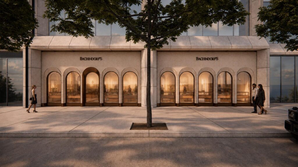 Bachendorf’s New Dallas Location Exterior Rendering