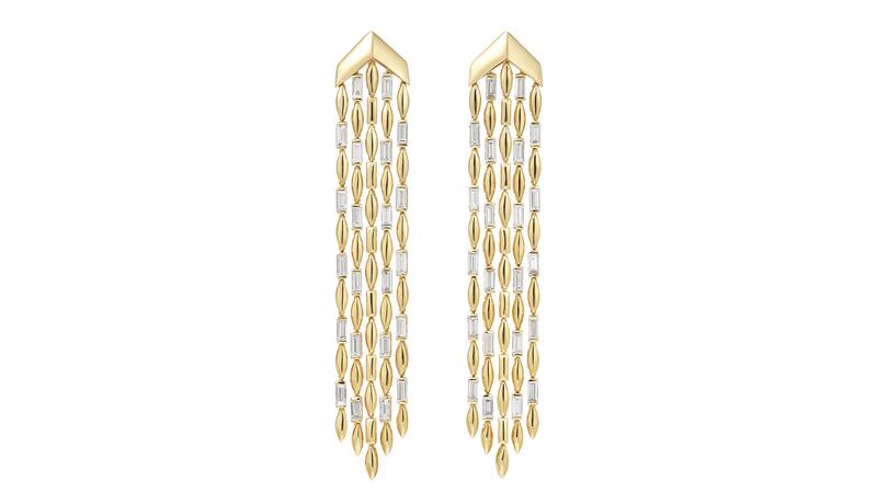 Boucles d'oreilles pendantes météore Robinson Pelham