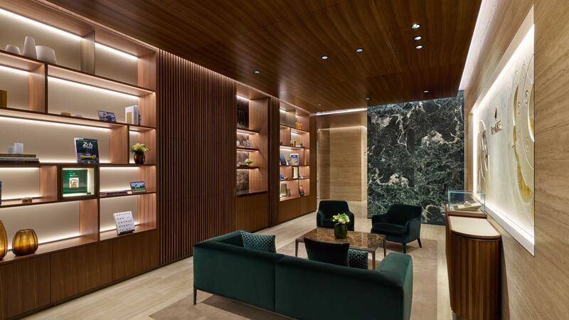 La nouvelle boutique Rolex de Liljenquist Beckstead comprend un espace salon, encadré par des espaces de consultation privés et semi-privés. Liljenquist Beckstead Rolex Tysons Galleria