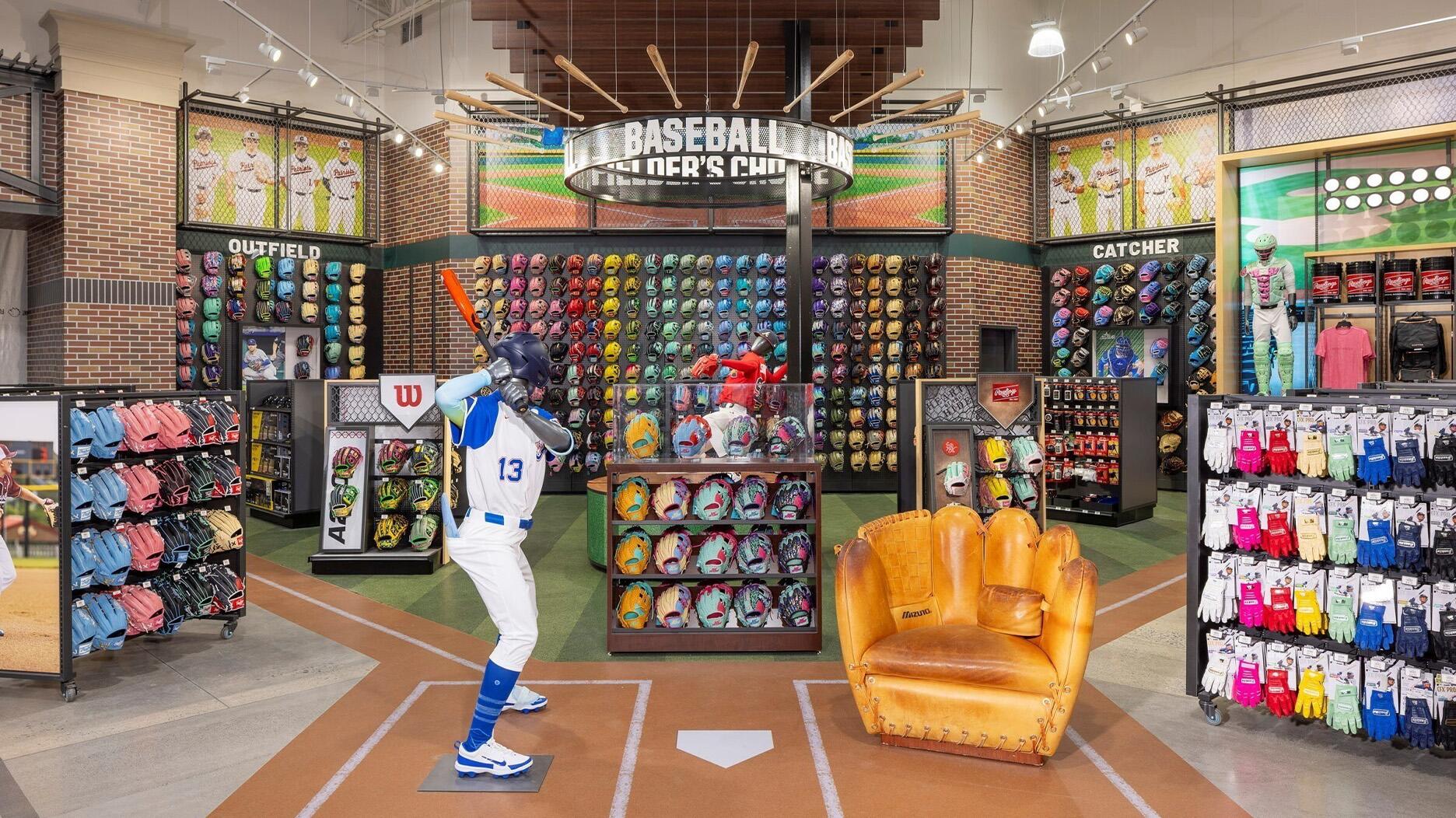 Interior of Dick’s Sporting Goods store