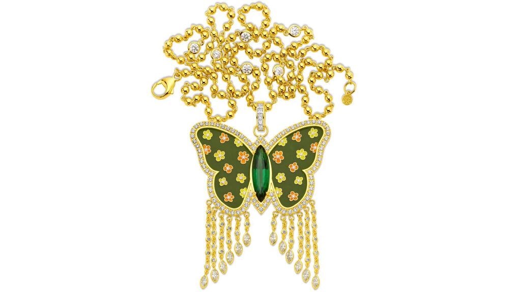 Buddha Mama Butterfly Necklace