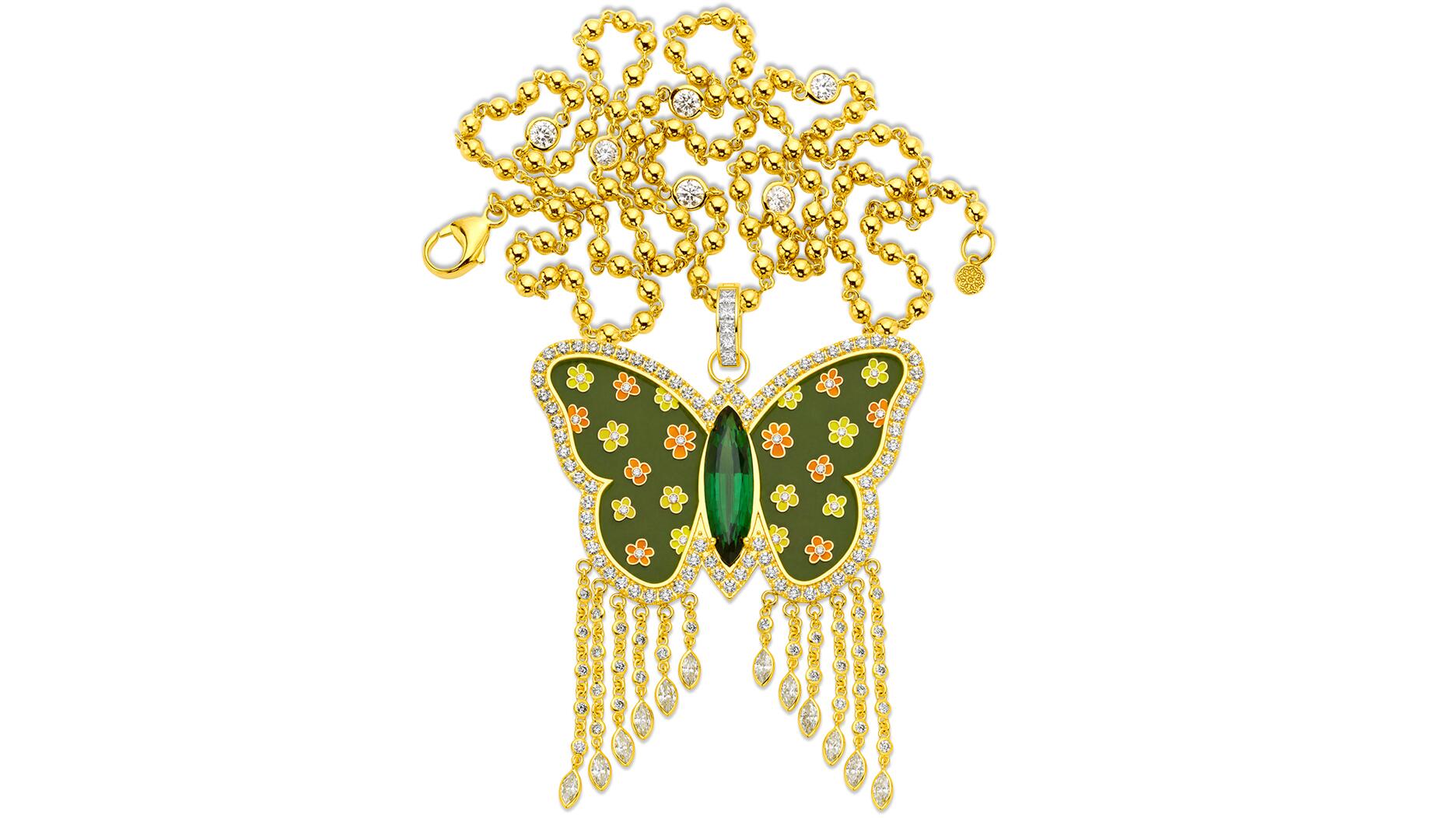 Buddha Mama Butterfly Necklace