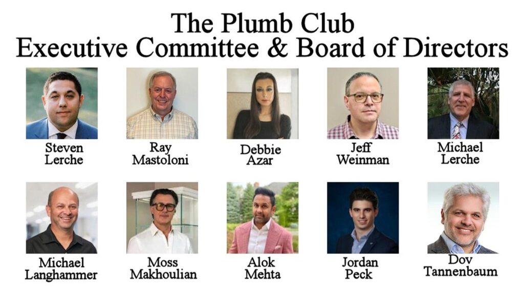 The Plumb Club 2026-2027 Executive Committee and Board Members