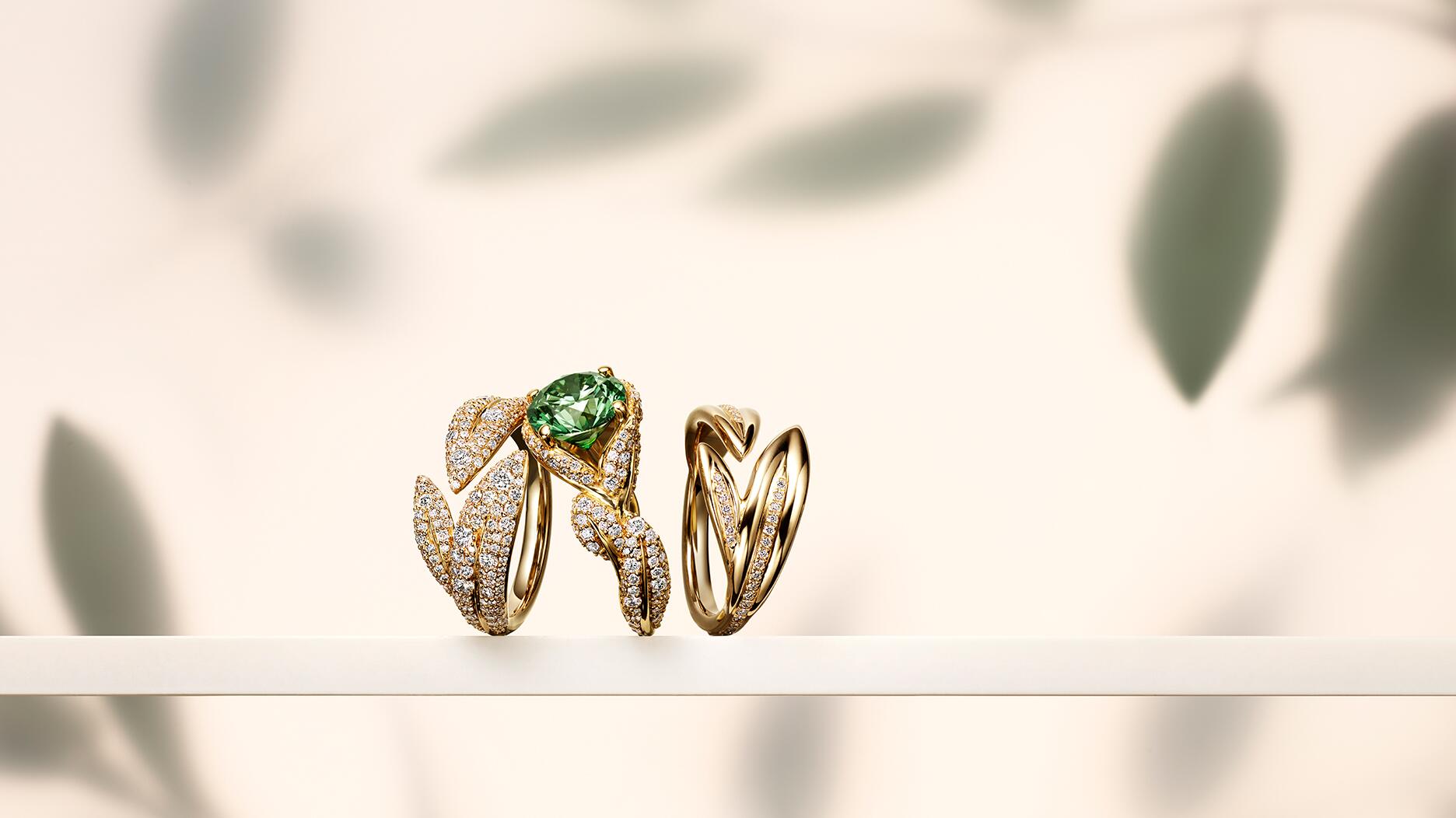 Brilliant Earth Jane Goodall collection rings