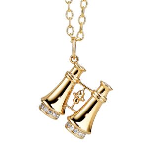 Regardez devant vous avec le pendentif jumelles de Syna