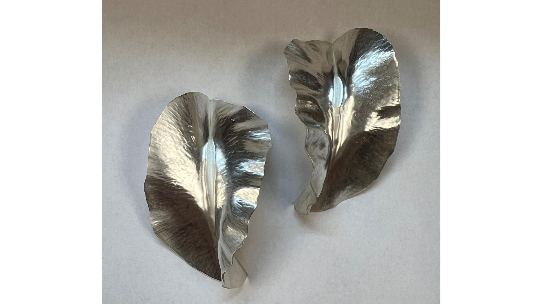 Rio Grande Metalwerx Argentium Silver leaves