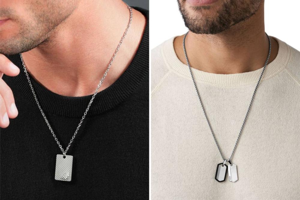 Collier Fossile Chevron