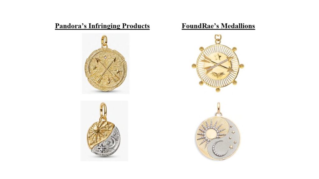 Pandora and Foundrae medallions
